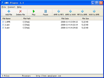 AMR Player screenshot 3