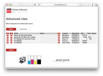 AMR Printer Monitoring Software screenshot 3