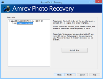 Amrev Photo Recovery screenshot 2