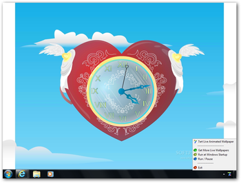 Amur Clock Live Animated Wallpaper screenshot