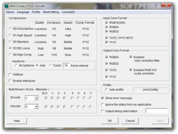AMV3 Video Codec screenshot