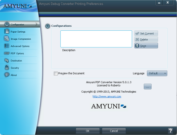 Amyuni PDF Creator screenshot