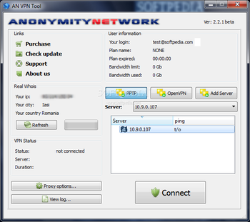 AN VPN TOOL screenshot