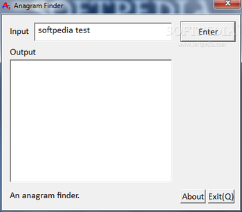 Anagram Finder screenshot