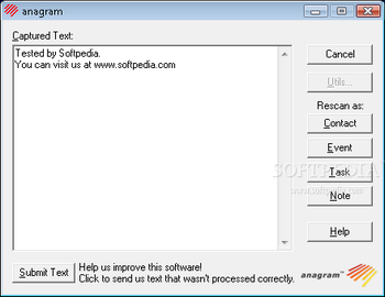 anagram screenshot