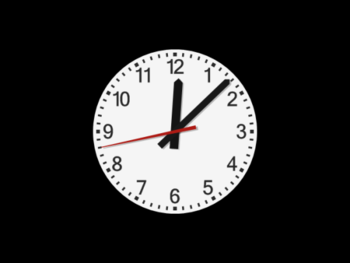 Analog DIN Clock Screensaver screenshot 3