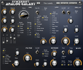 Analog Galaxy VSTi screenshot
