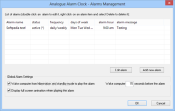 Analogue Alarm Clock screenshot 3