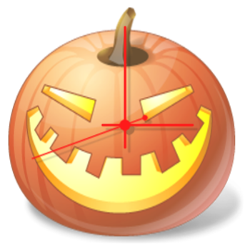 Analogue Vista Clock Halloween Edition screenshot