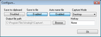 AnalogX Capture screenshot