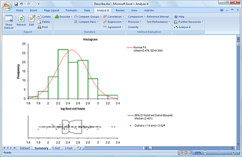 Analyse-it for Microsoft Excel screenshot 2