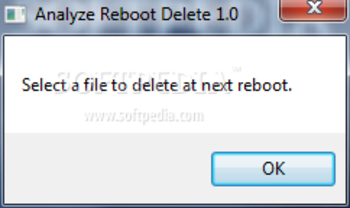 Analyze Reboot Delete screenshot