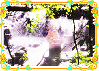 Anand Krishna Meditating at waterfall screenshot