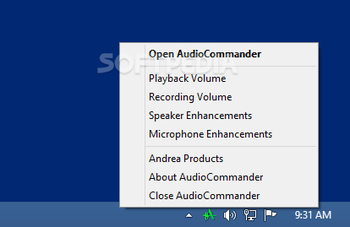 Andrea AudioCommander screenshot 5