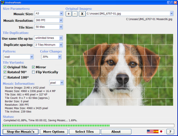AndreaMosaic Ansi screenshot