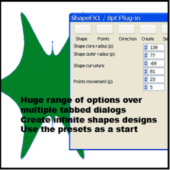 Andrew Vector Plugins Volume 12 ShapeFX1 For Illustrator PC screenshot