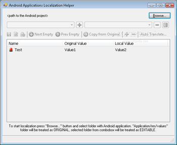 Android Applications Localization Helper screenshot