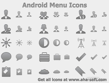Android Menu Icons screenshot 2
