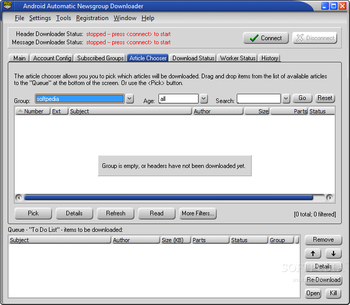Android Newsgroup Downloader screenshot 4