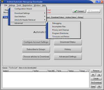 Android Newsgroup Downloader screenshot 5