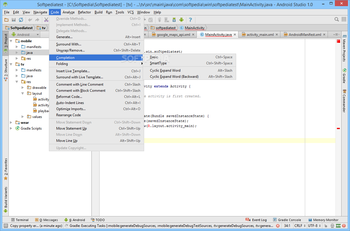 Android Studio screenshot 13