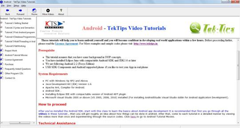 Android - TekTips Video Tutorials screenshot