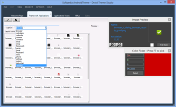 Android Theme Studio screenshot