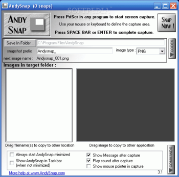 AndySnap screenshot