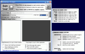 AndySnap screenshot 2