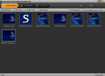 Aneesoft 3D Flash Gallery screenshot