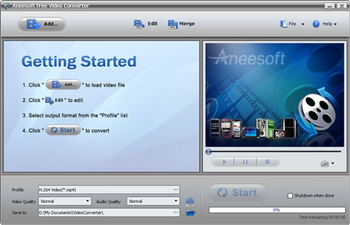 Aneesoft Free Video Converter screenshot 2