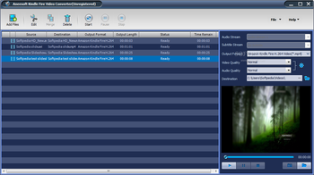 Aneesoft Kindle Fire Video Converter screenshot