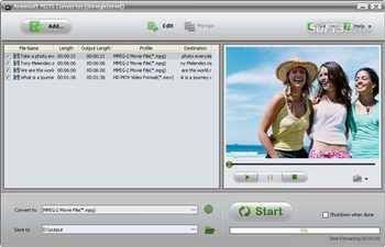 Aneesoft M2TS Converter screenshot 3