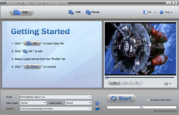 Aneesoft RM Video Converter screenshot