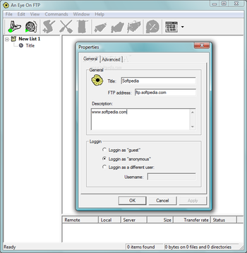 AnEyeOnFTP screenshot