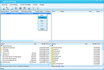 Angel FTP screenshot