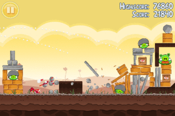 Angry Birds demo screenshot 2