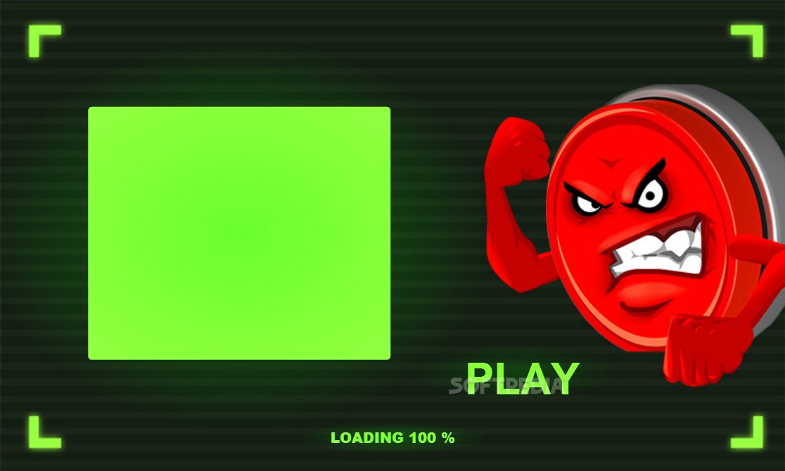 angry red button game