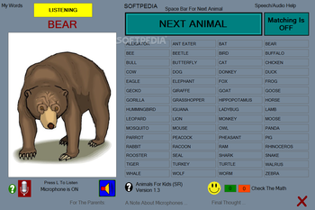 Animals For Kids (SR) screenshot