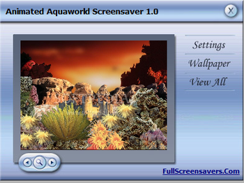 Animated Aquaworld Screensaver screenshot 2