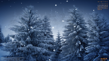 Animated SnowFlakes Screensaver screenshot