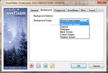 Animated SnowFlakes Screensaver screenshot 3