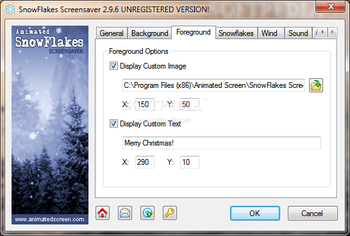 Animated SnowFlakes Screensaver screenshot 4