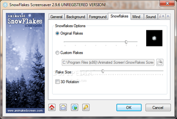 Animated SnowFlakes Screensaver screenshot 5