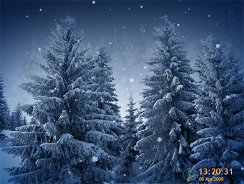 Animated SnowFlakes Screensaver screenshot