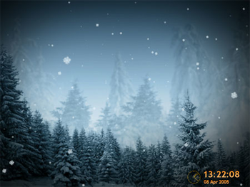Animated SnowFlakes Screensaver screenshot 2
