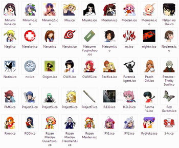 Anime Icons Pack 3 of 6 screenshot