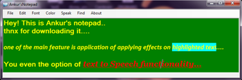 Ankur's_Notepad screenshot