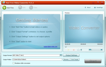 Ann Video Converter Free screenshot