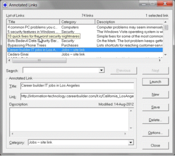 AnnotatedLinks screenshot